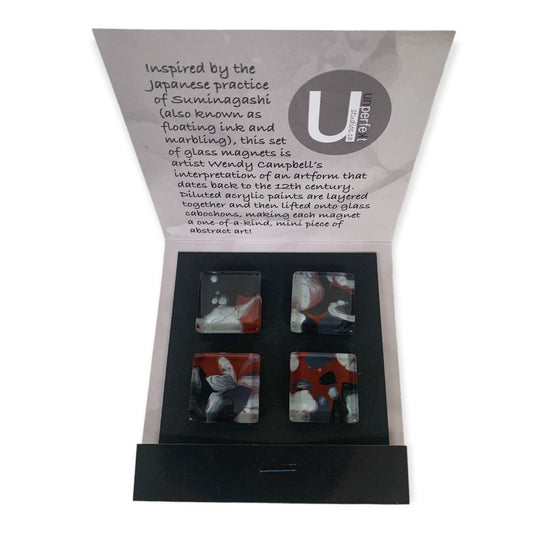 Glass Magnet Set - Abstract - Earthy - Unperfekt-Studios